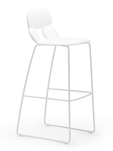 Sgabello da Bar Nube SL SG-80 Bianco
