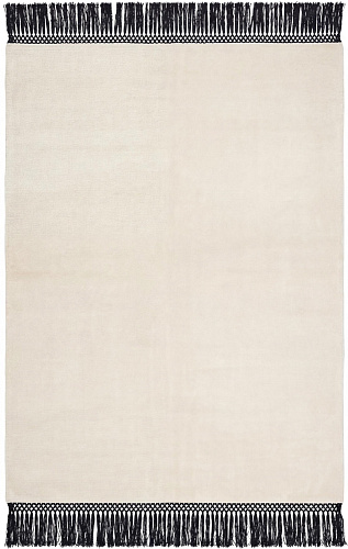 Tappeto Minimal Fringe Ivory