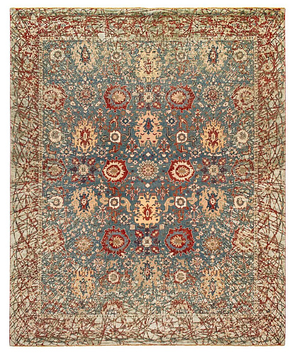 Tappeto Bidjar Paddington Dawn Tealblue Grigio Seta