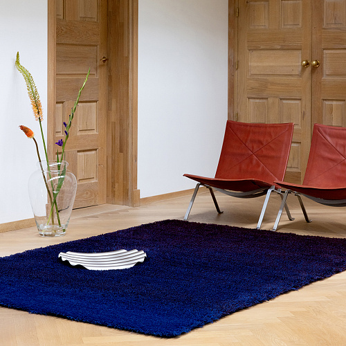 Tappeto Shade High Blu Elettrico/Melanzana