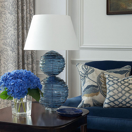 Lampada da tavolo Alfie Steel Blue