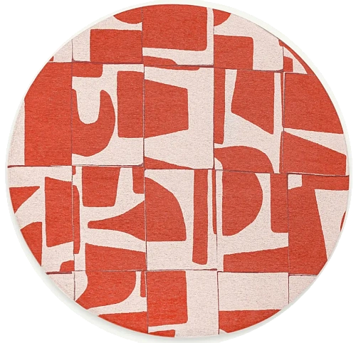 Tappeto Rotondo Rust 9364