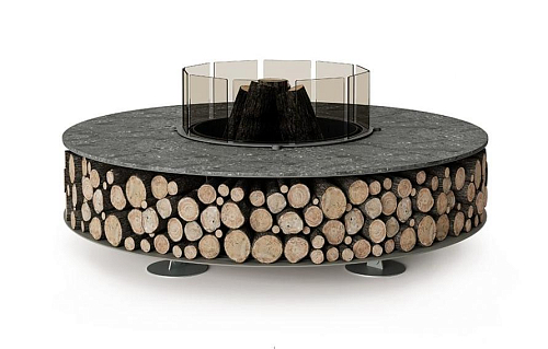 Braciere Zero in Ceramica Nero