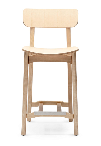 Sgabello da Bar in Legno Cacao L SG-65