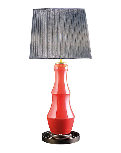 Lampada da Tavolo in Vetro Soffiato Corallo