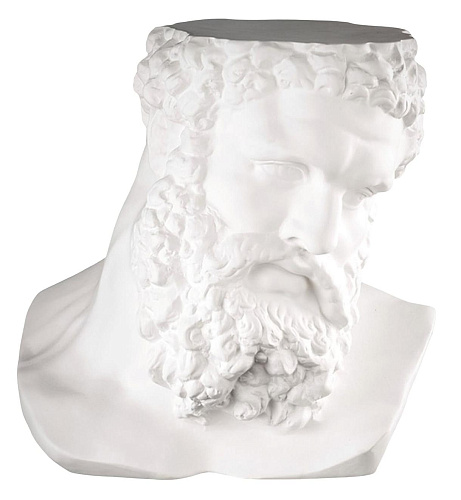 Scultura Busto Ercole Bianco