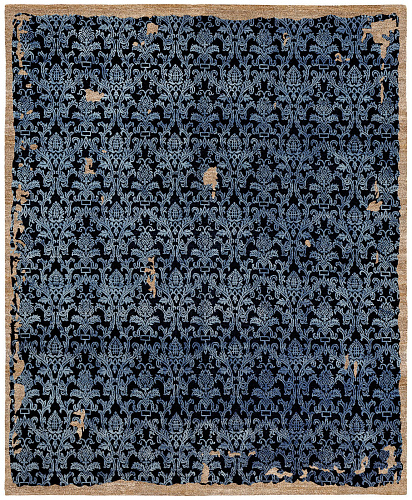 Tappeto Vintage Roma Blu