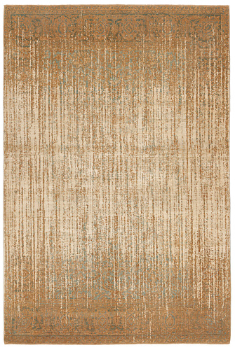Tappeto Tabriz Wooster Vendetta Azzurro Oro Cammello