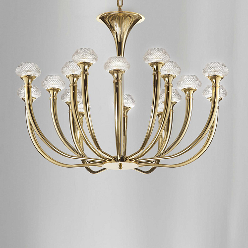 Lampadario in Oro Lucido