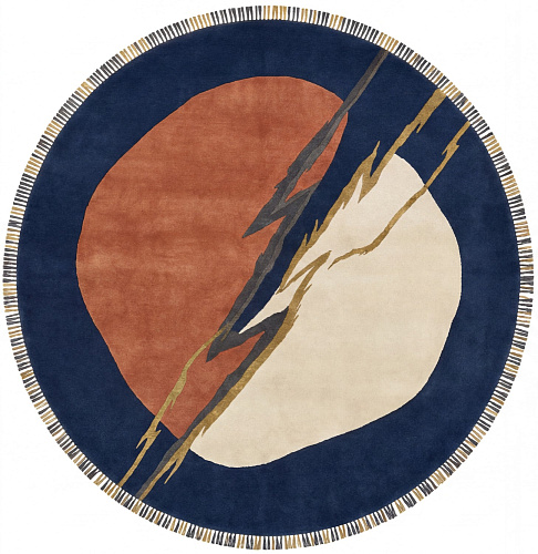 Tappeto Lightning Crest Navy