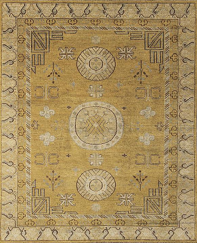 Tappeto Khotan Giallo 1