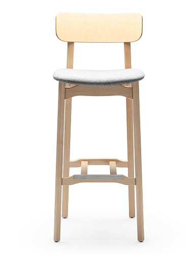 Sgabello da Bar in Legno Cacao SG-80