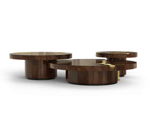 Set Tavolini Centrali Luxe Dominion (3 Pezzi)