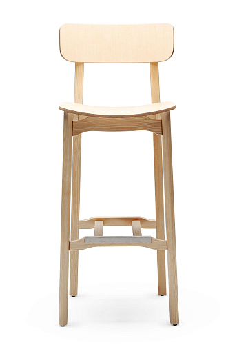 Sgabello da Bar in Legno Cacao L SG-80