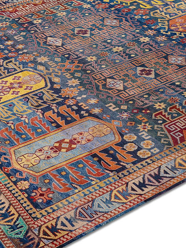 Tappeto Lusso Blu Naturale Original