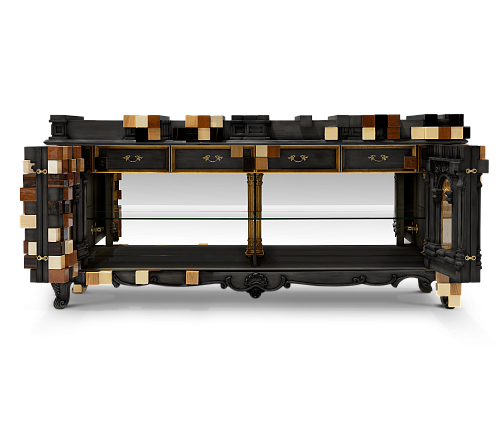 Credenza Nera Trafalgar