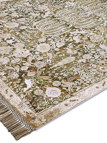 Tappeto Lusso Oro/Verde