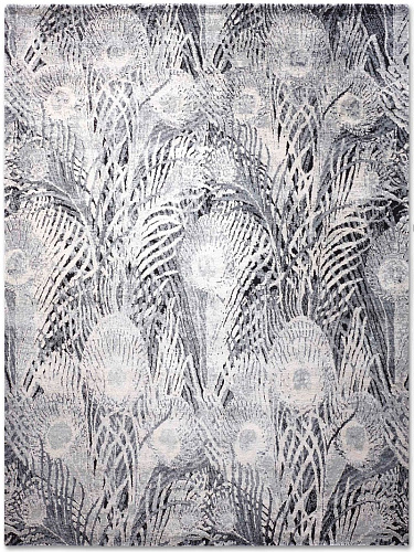 Tappeto Feathers BluGrigio
