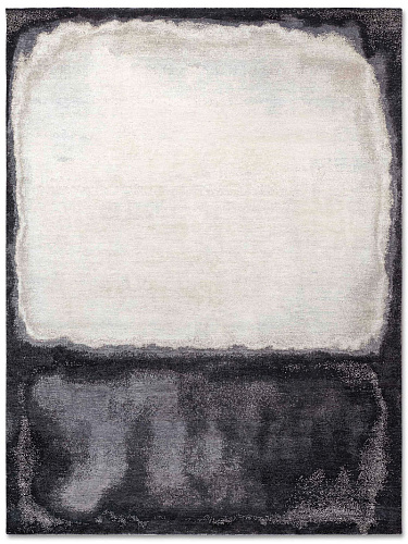Tappeto Tessuto Bianco Grigio