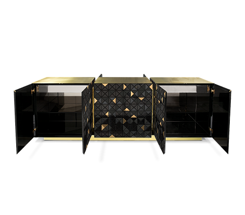 Credenza Oro & Nero Mosaic