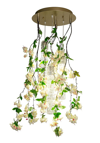 Lampadario Piccolo White Cascade