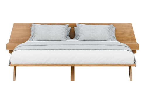 Letto in Ciliegio con Comodini