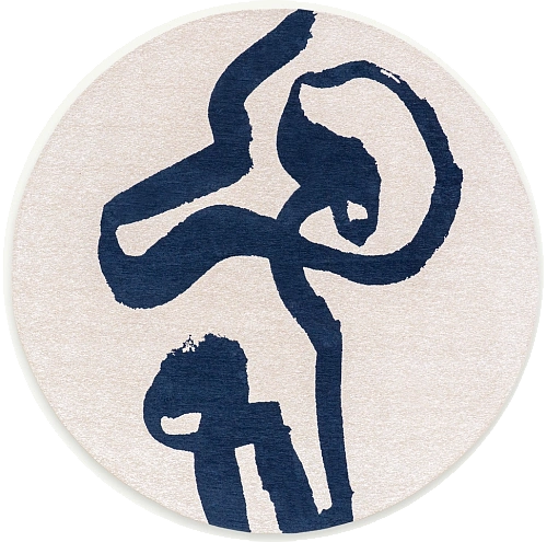 Tappeto Rotondo Sea Ink 9849