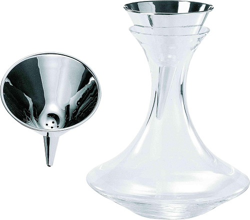 Decanter con imbuto