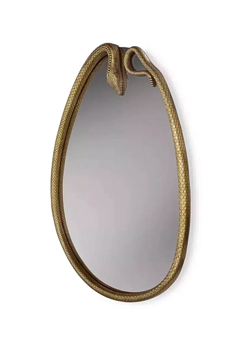 Specchio a Forma di Pera Serpentine