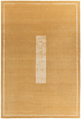 Tappeto Giallo Cornice
