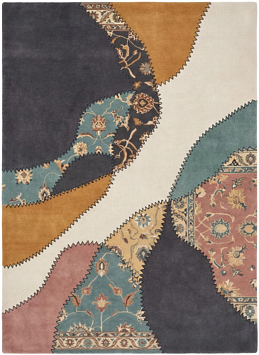 Tappeto Pastel Collage Multi