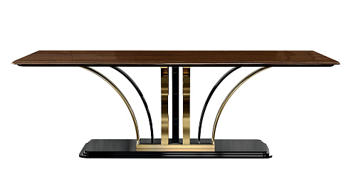 Tavolo Dilan Oro / Marrone
