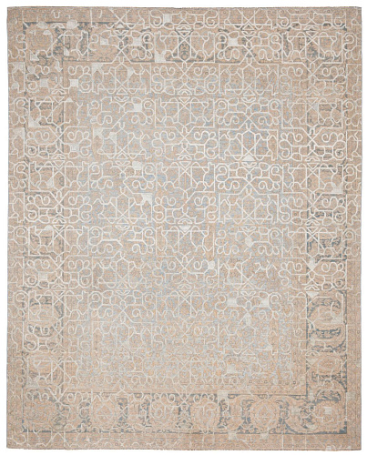 Tappeto Tabriz Wooster Hayat 1 Azzurro Argento