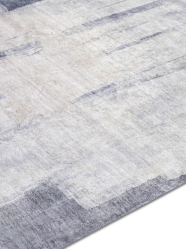 Tappeto Tessuto Grigio Argento