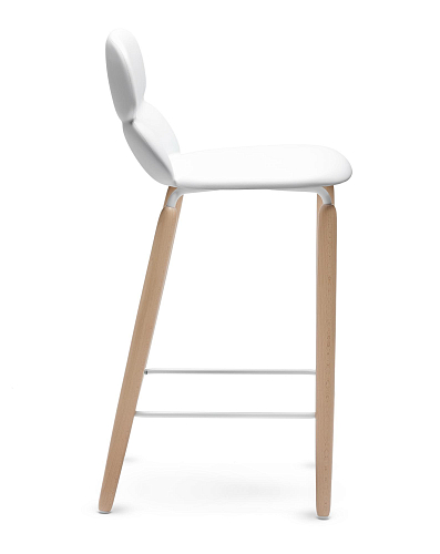 Sgabello da Bar Nube W SG-65 Bianco