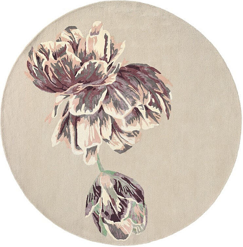 Tappeto Rotondo Tranquillità Beige 56001