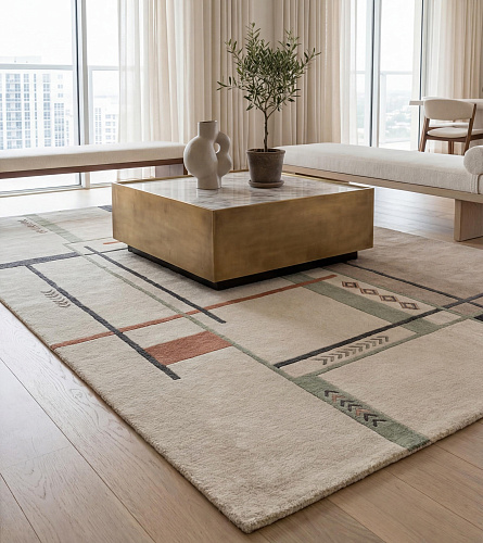 Tappeto Architect Lines Taupe