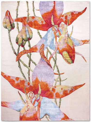 Tappeto Annodato Orchidea