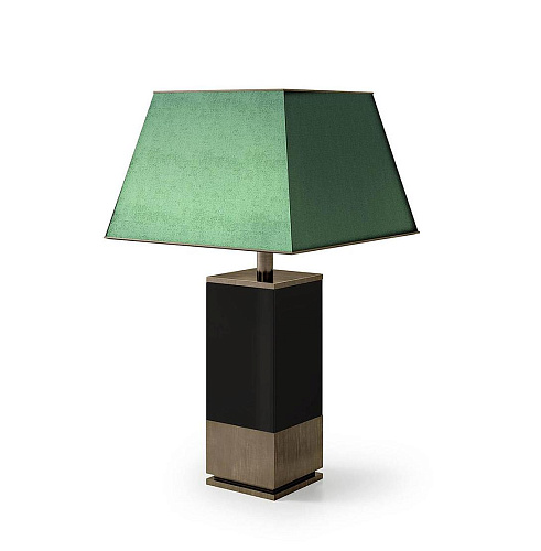 Lampada da Tavolo Grande Moderna con Base in Bronzo