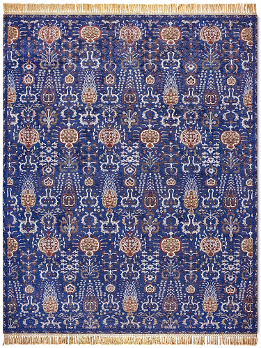 Tappeto Lusso Isfahan Blu