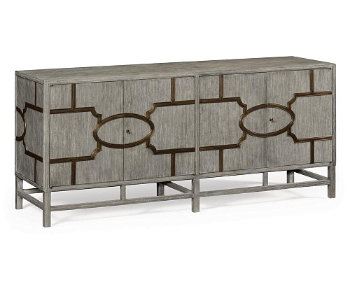 Credenza Hewlett con bronzo Greyed Oak