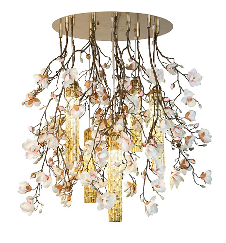 Lampadario Magnolia Bianco