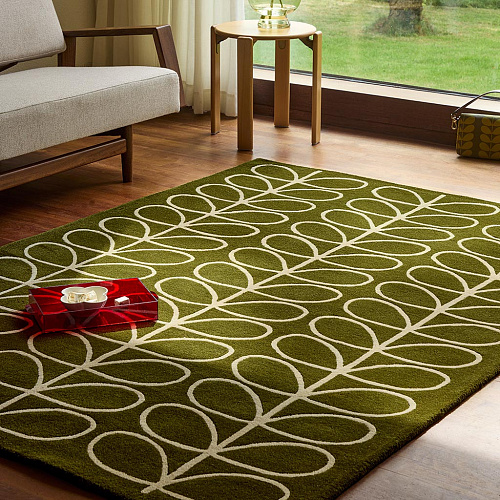 Linear Stem Olive Tappeto