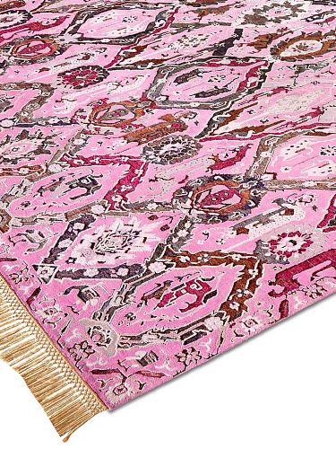 Tappeto Lusso KavaBagh Rosa