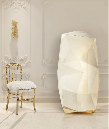 Sedia di Lusso con Pelliccia Empyrean