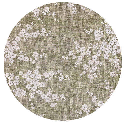 Tappeto Rotondo Wet Garden 9372