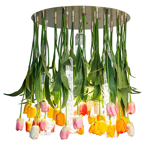 Lampadario Rotondo Tulip