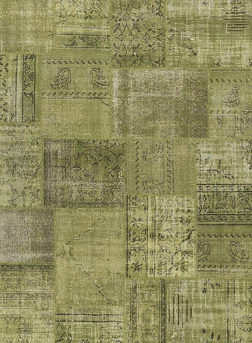 Tappeto Patchwork Verde Limone