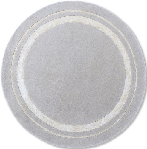 Tappeto Rotondo Redbrook-Argento