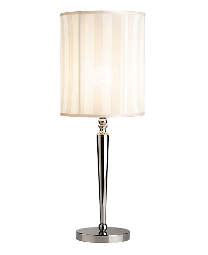 Lampada da Tavolo con Paralume a Righe in Stile Inglese
